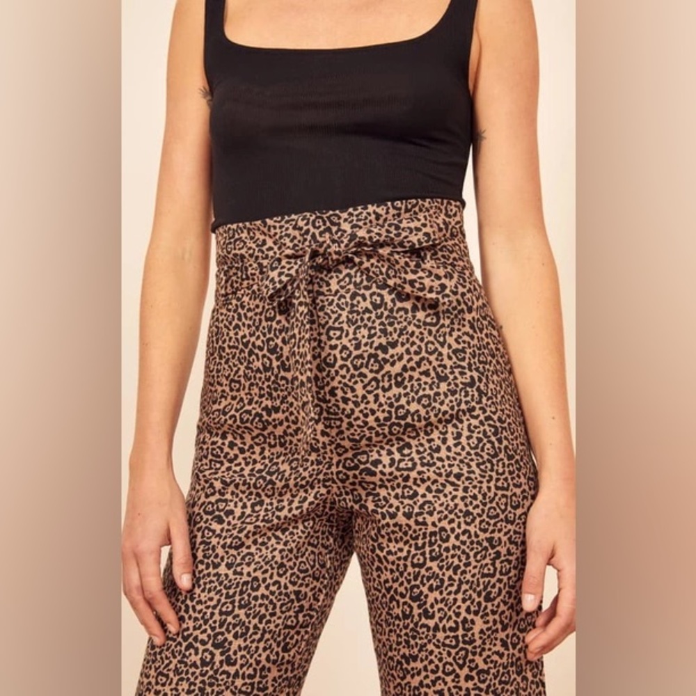 Reformation Jackie Cropped Pant - Bengal Print